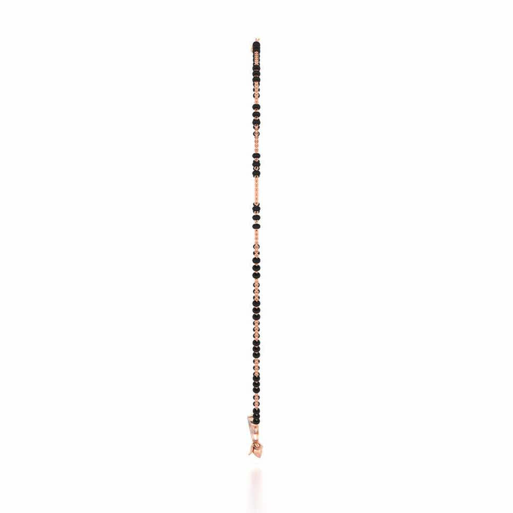 Pushap Silver Mangalsutra - Rose Gold - Image 4