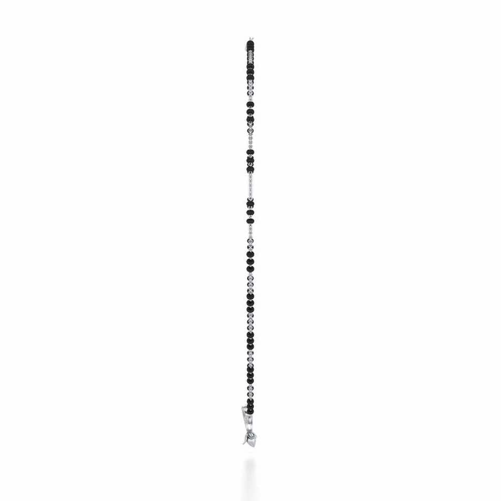 Pushap Silver Mangalsutra - White Gold - Image 4