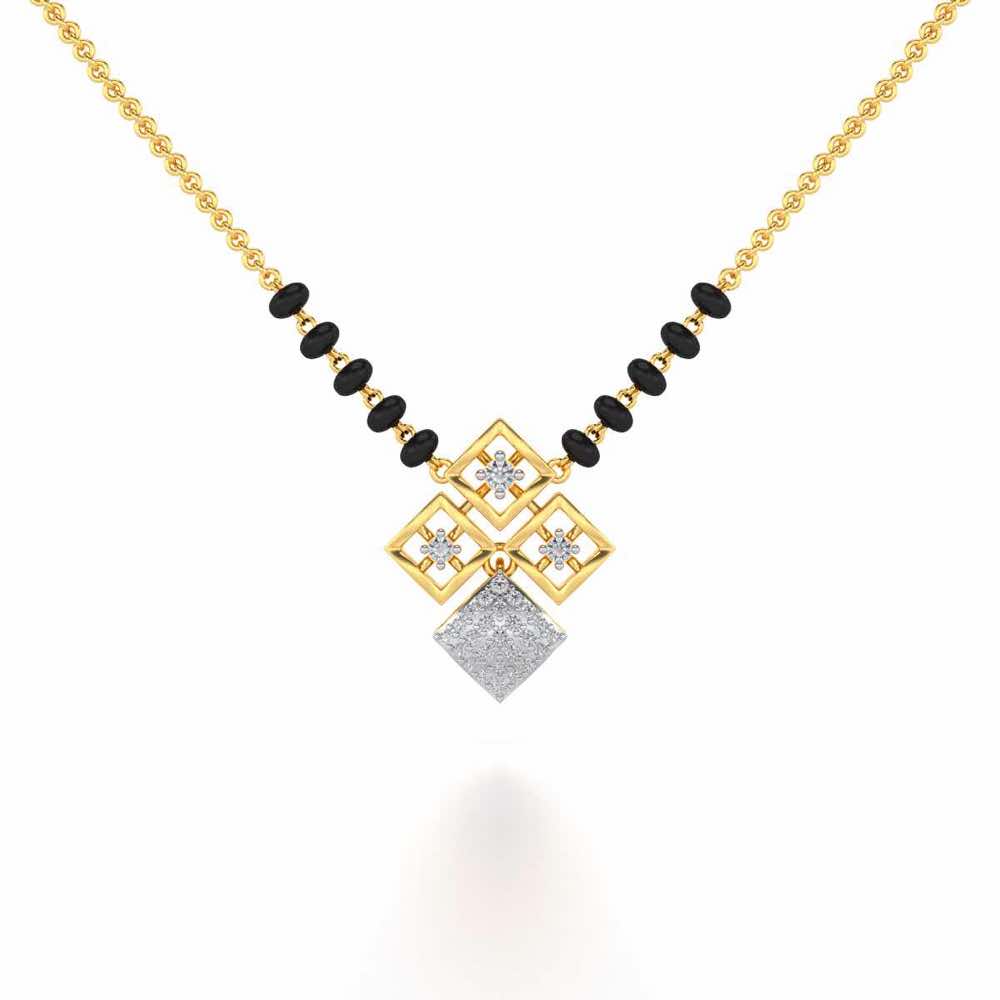 Pyari Shuruvat Silver Mangalsutra - Yellow Gold - Image 1