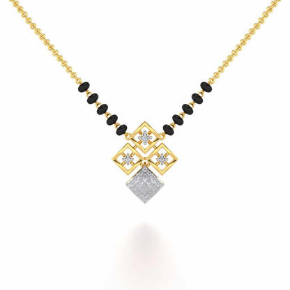 Pyari Shuruvat Silver Mangalsutra - Yellow Gold - Image 1