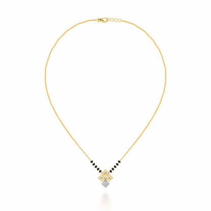 Pyari Shuruvat Silver Mangalsutra - Yellow Gold - Image 3