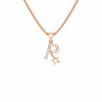 R-Glint Silver Pendant - Rose Gold - Image 1