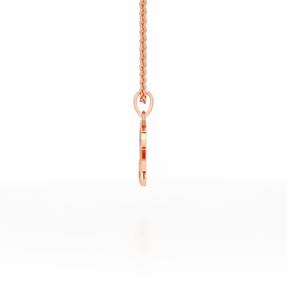 R-Glint Silver Pendant - Rose Gold - Image 3