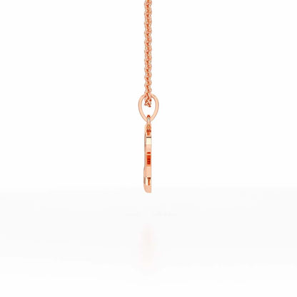 R-Glint Silver Pendant - Rose Gold - Image 3