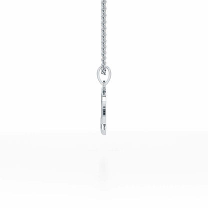 R-Glint Silver Pendant - White Gold - Image 3