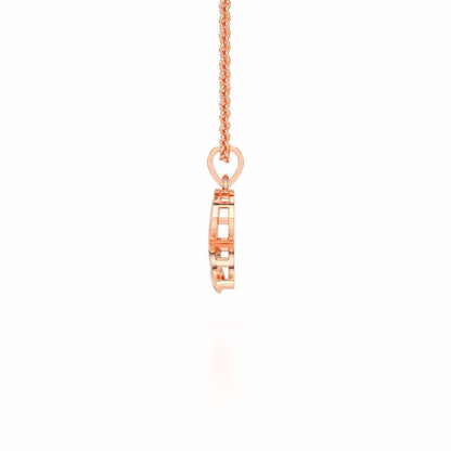 R-Spark Silver Pendant - Rose Gold - Image 3