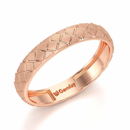 Marie Silver Ring - Rose Gold - Image 1