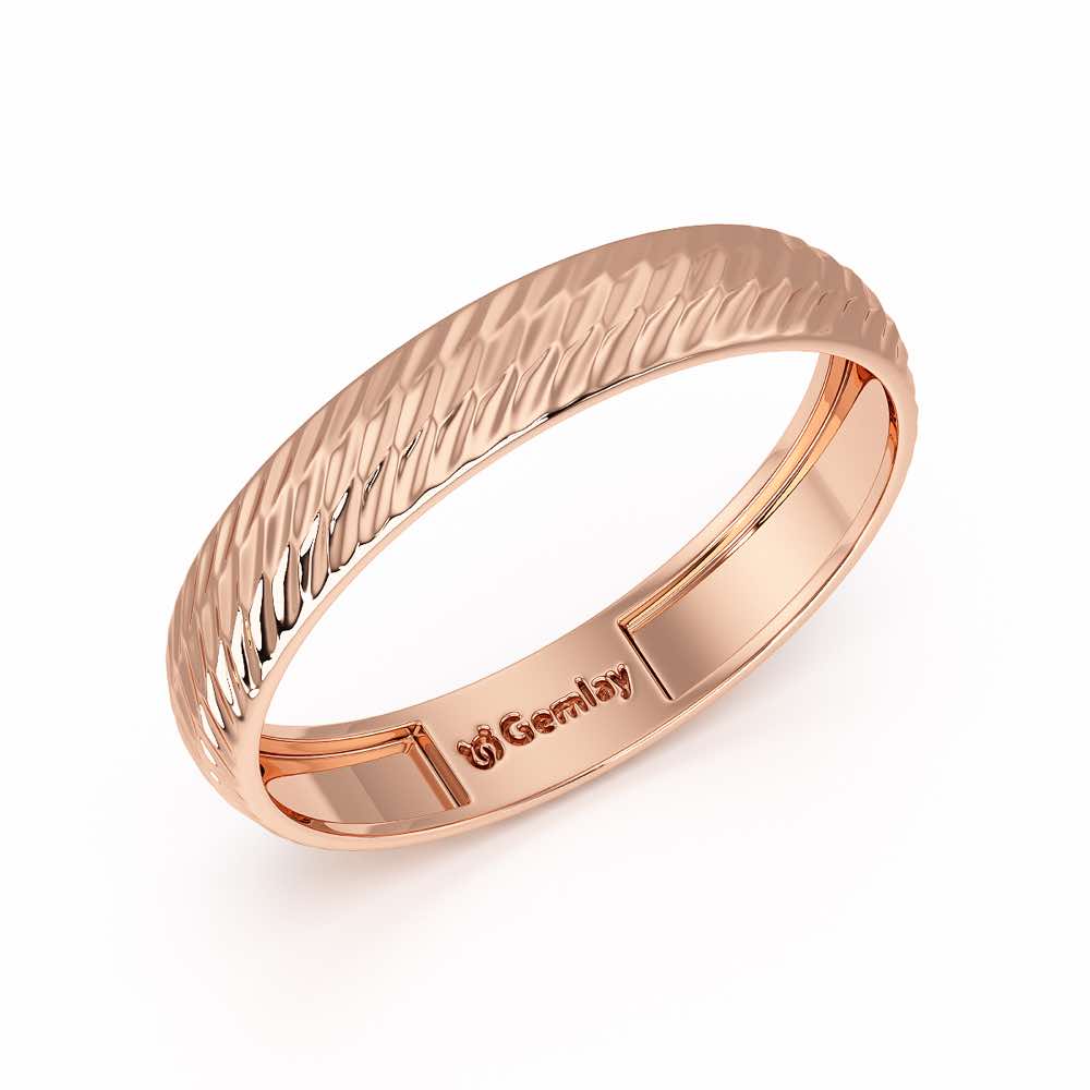 Lena Silver Ring - Rose Gold - Image 1