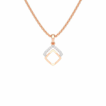 Celestial Eye Silver Pendant - Rose Gold - Image 1