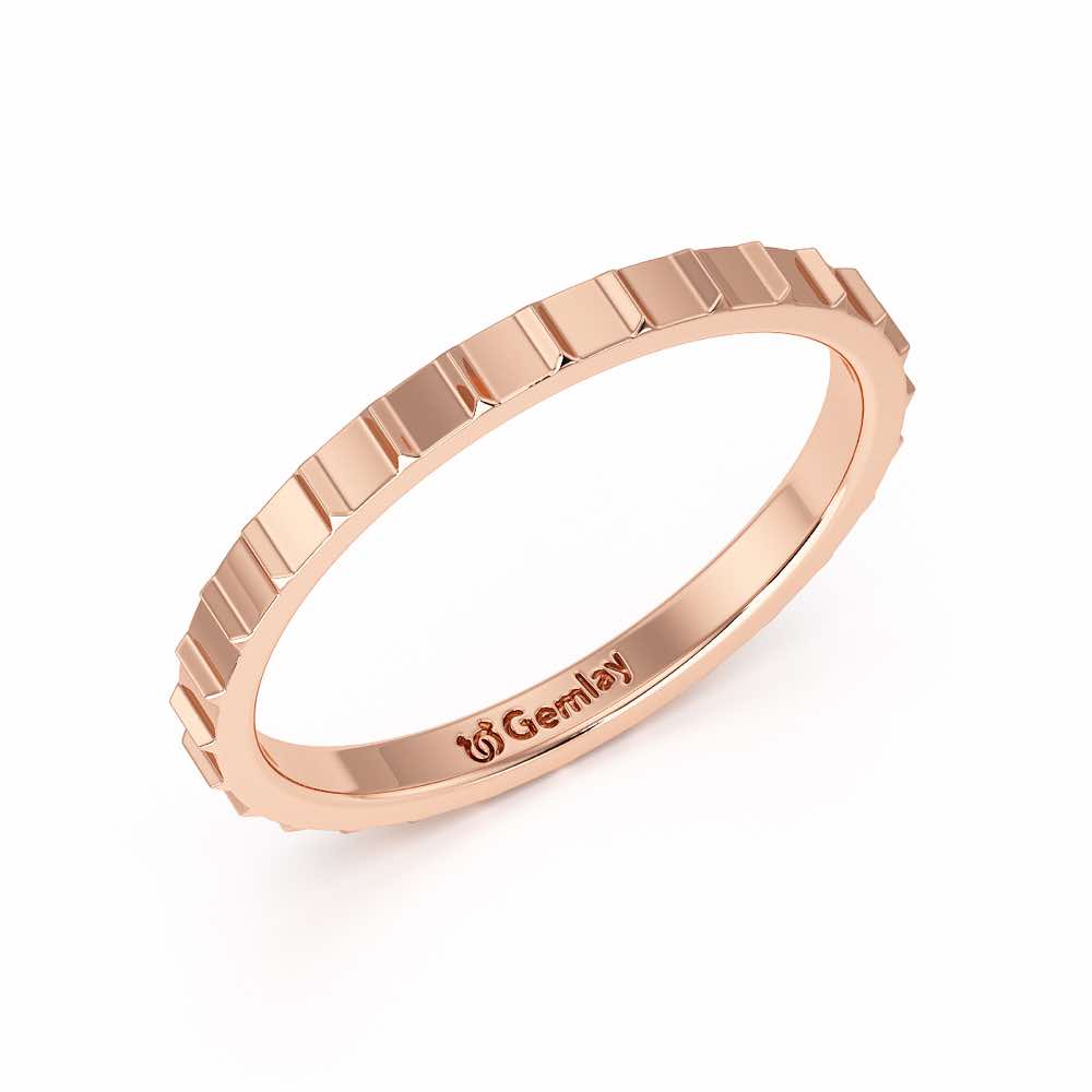 Alina Silver Ring - Rose Gold - Image 1