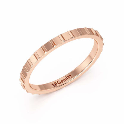 Alina Silver Ring - Rose Gold - Image 1