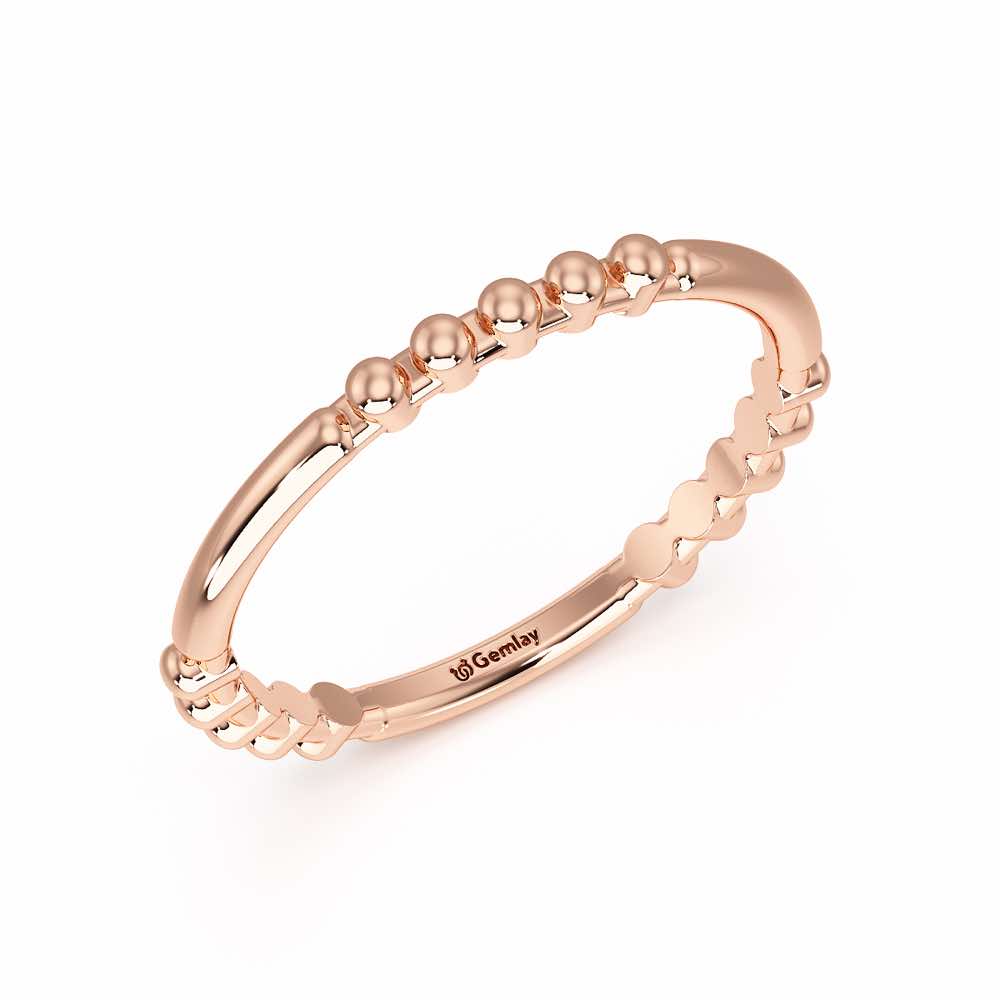 Vera Silver Ring - Rose Gold - Image 1