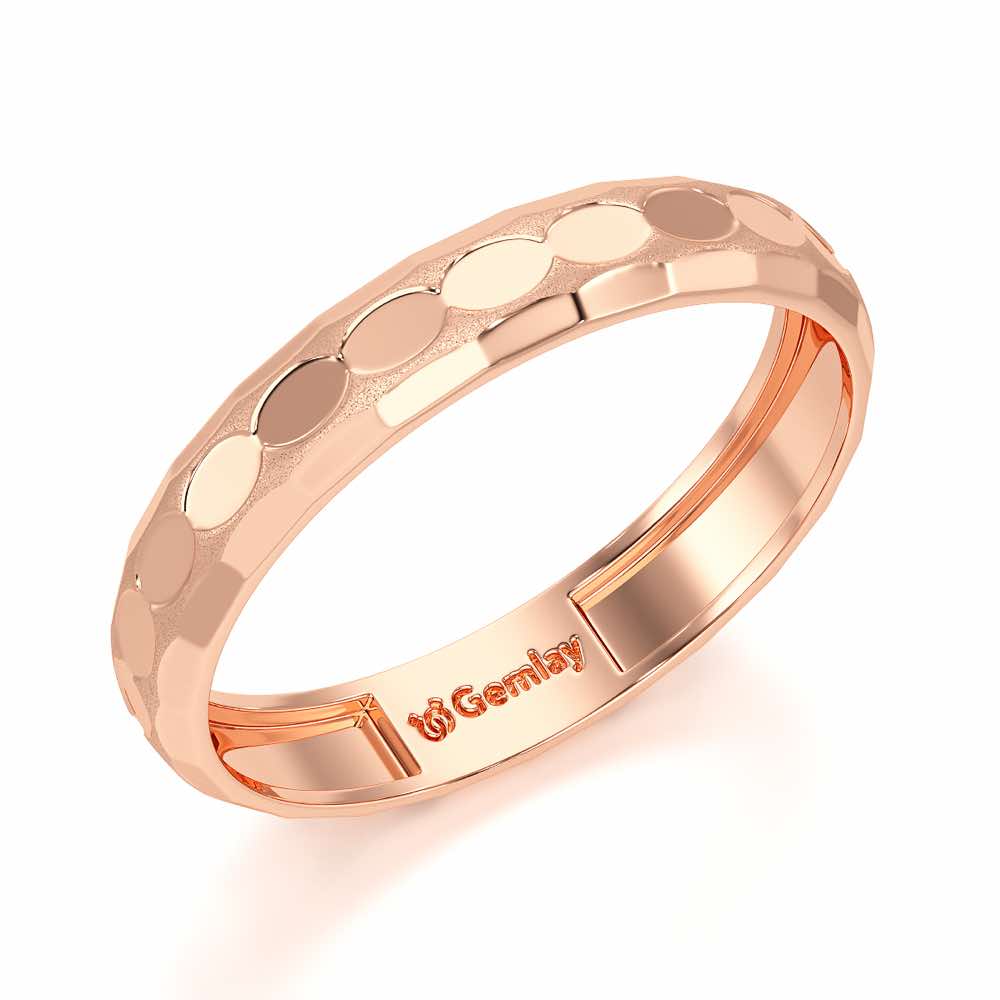 Talia Silver Ring - Rose Gold - Image 1