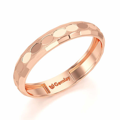 Talia Silver Ring - Rose Gold - Image 1