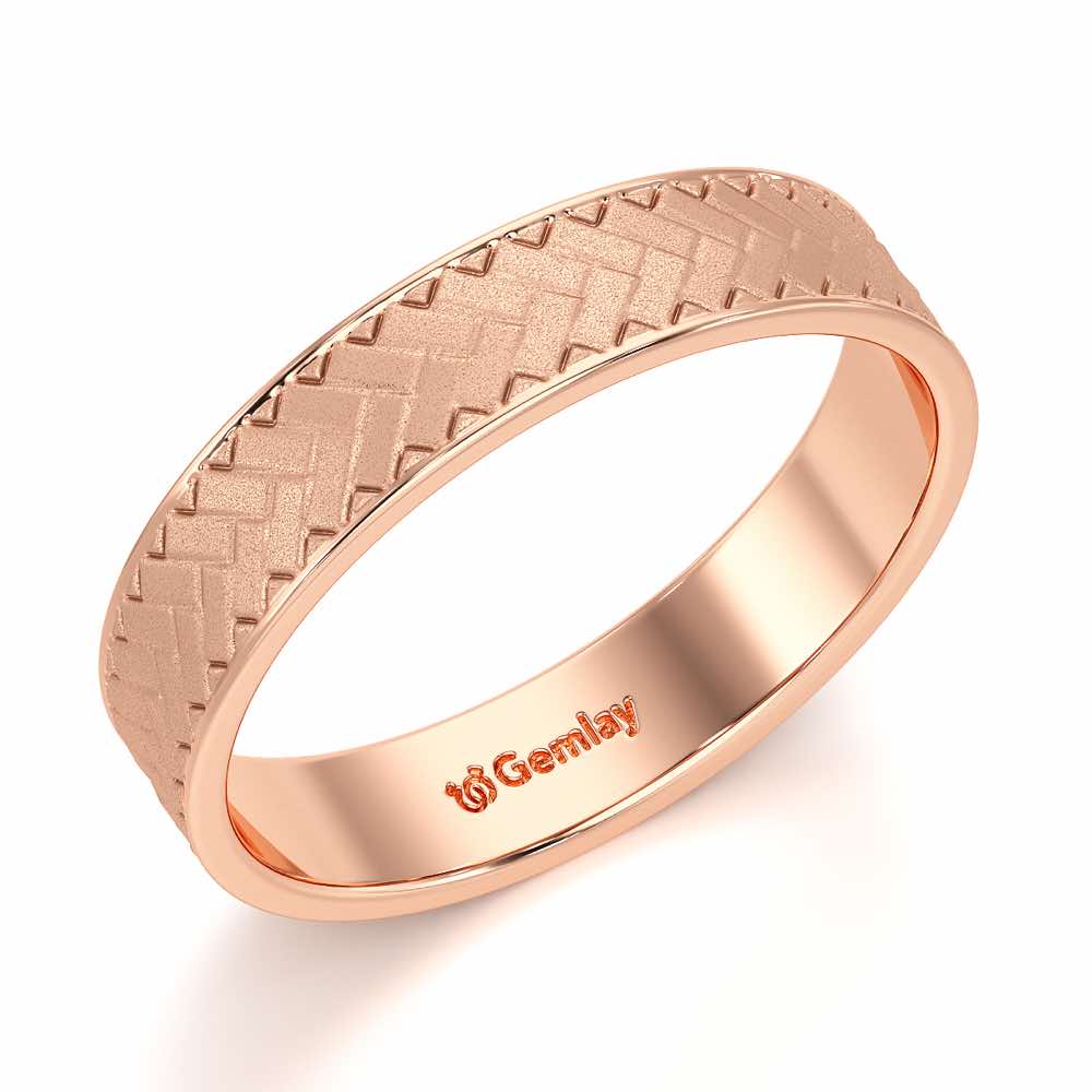 Isla Silver Ring - Rose Gold - Image 1