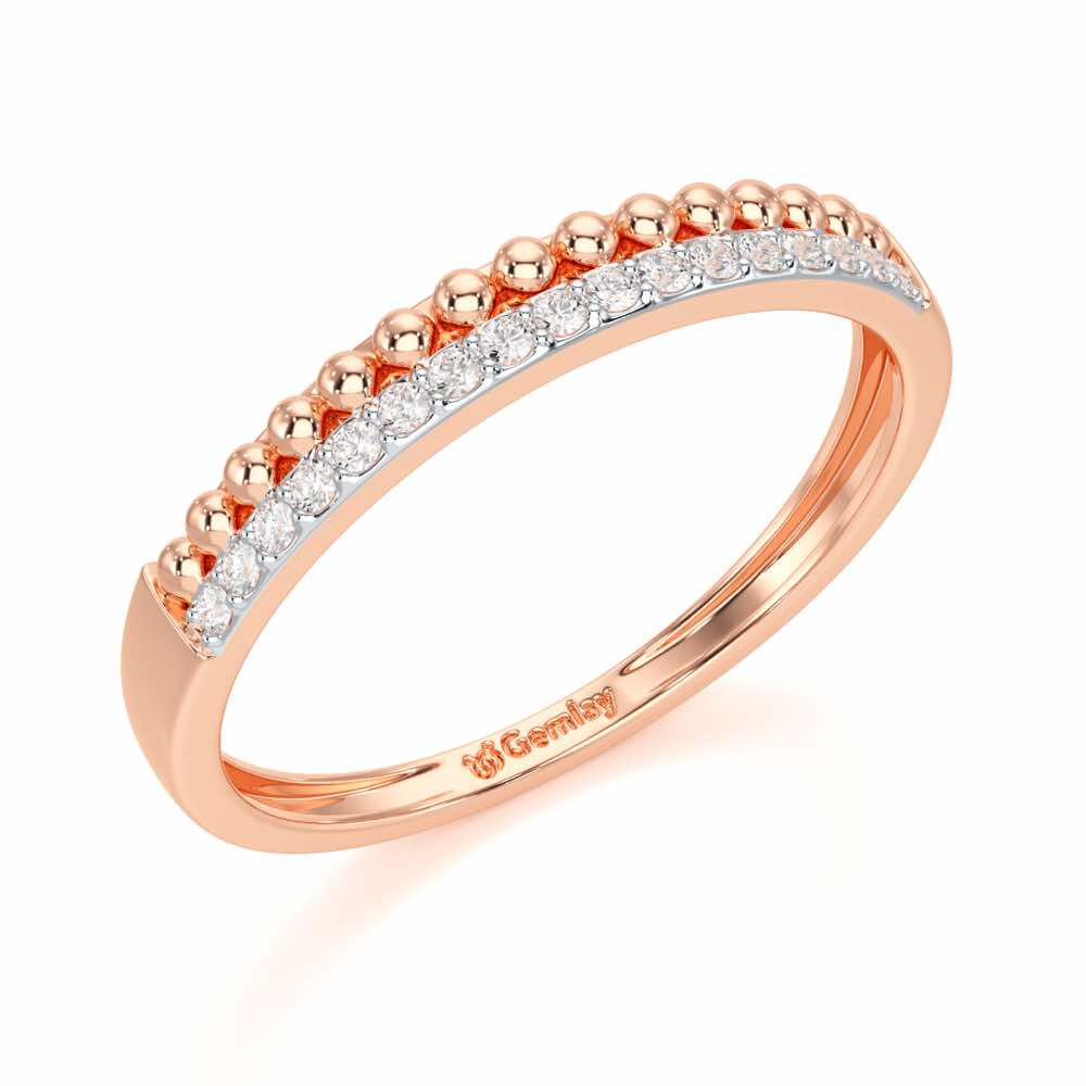 Perfect Bliss Silver Ring - Rose Gold - Image 1