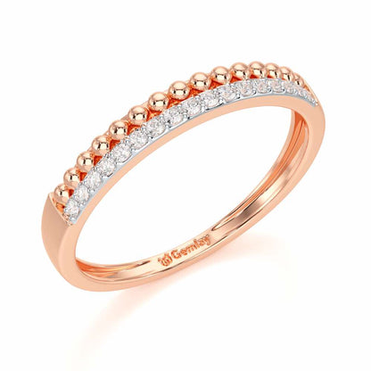 Perfect Bliss Silver Ring - Rose Gold - Image 1