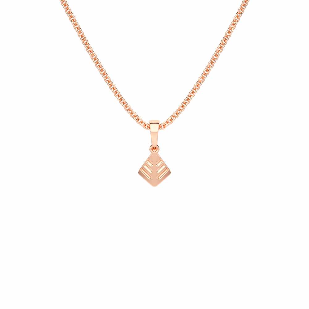 Silk Shine Gold Pendant - Rose Gold - Image 1
