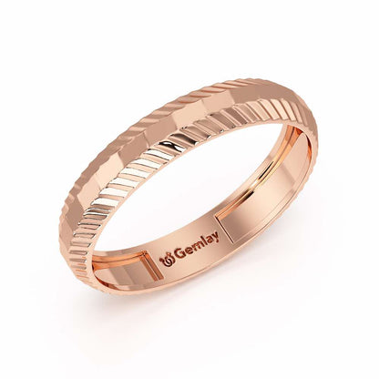 Nia Silver Ring - Rose Gold - Image 1