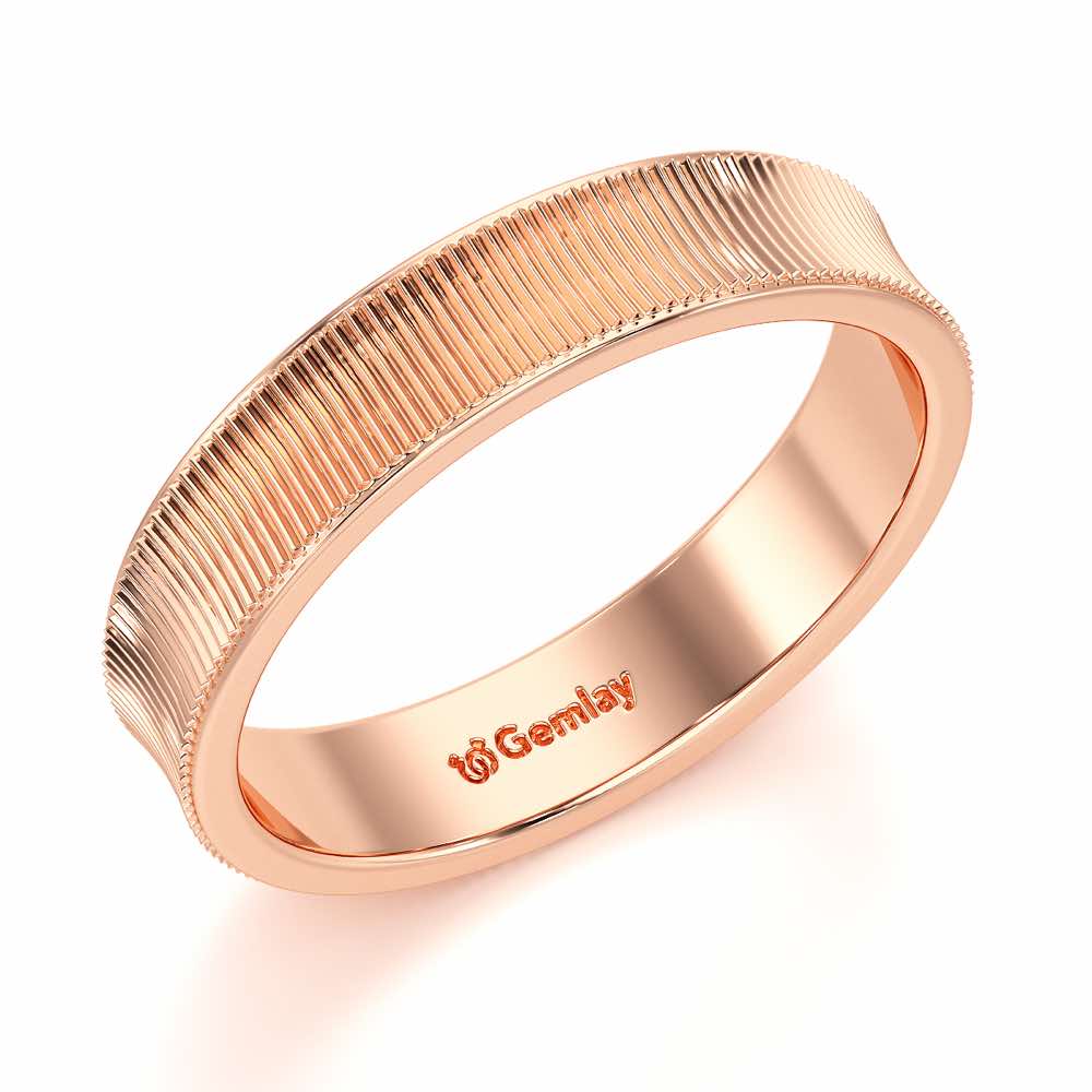 Marielle Silver Ring - Rose Gold - Image 1