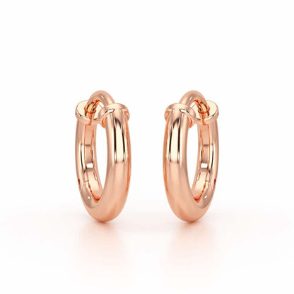 Tiny Glints Bali Earrings - Rose Gold - Image 1