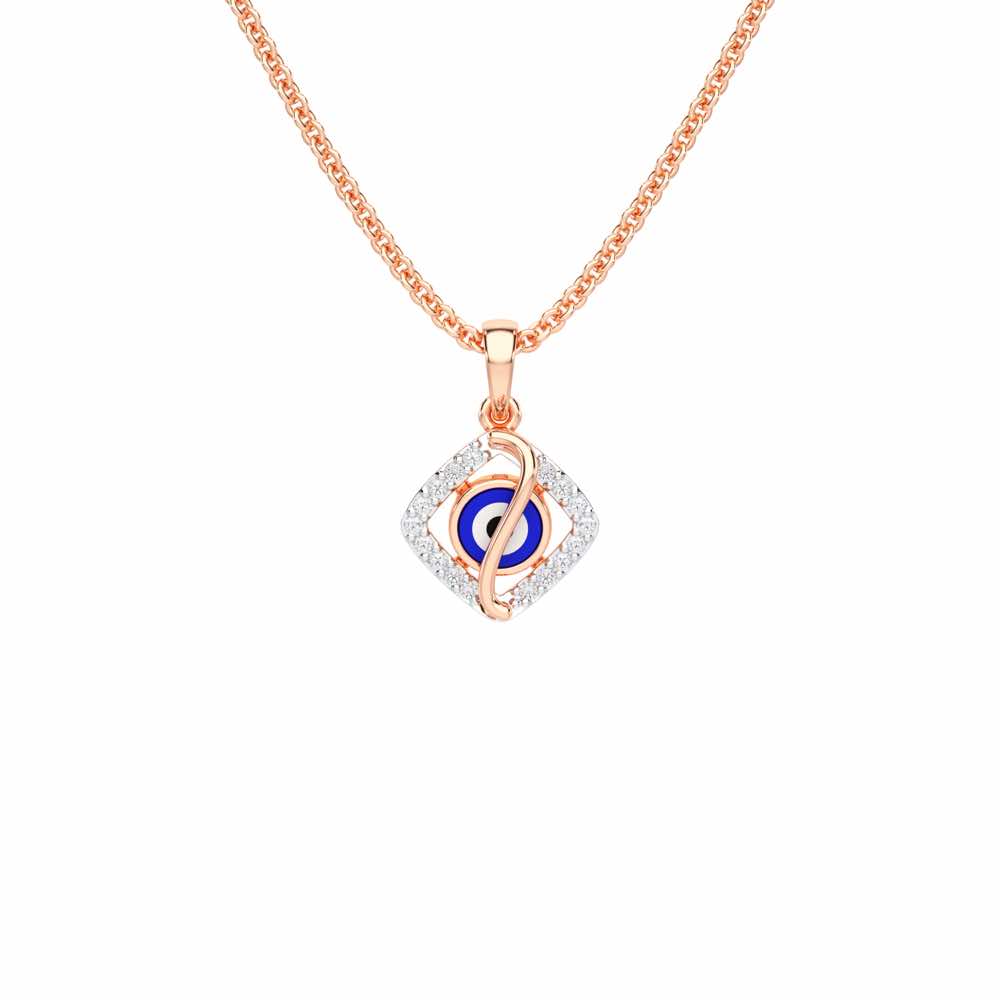 Protective Spark Silver Pendant - Rose Gold - Image 1