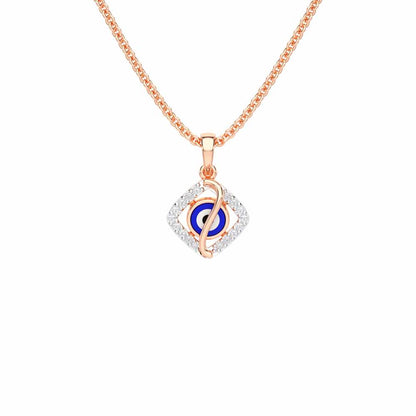 Protective Spark Silver Pendant - Rose Gold - Image 1