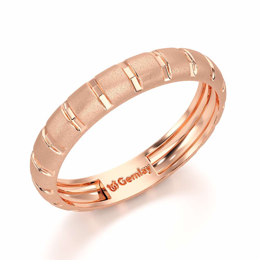 Adeline Silver Ring - Rose Gold - Image 1