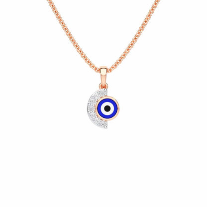 Sacred Watch Silver Pendant - Rose Gold - Image 1