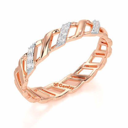 Arandele Silver Ring - Rose Gold - Image 1