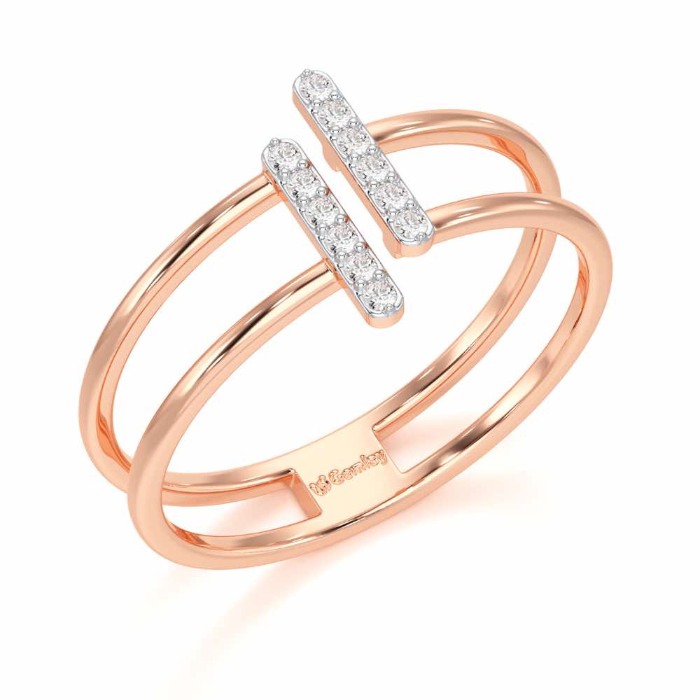 Just Meeting Silver Ring - Rose Gold - Image 1