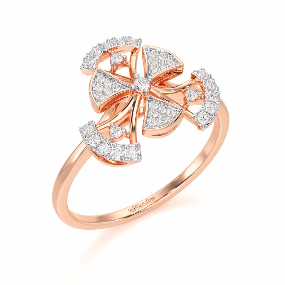 Brighton Grace Silver Ring - Rose Gold - Image 1