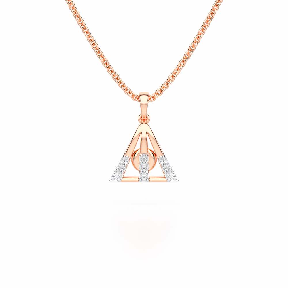 Pure Shine Silver Pendant - Rose Gold - Image 1