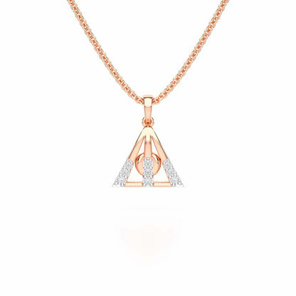 Pure Shine Silver Pendant - Rose Gold - Image 1