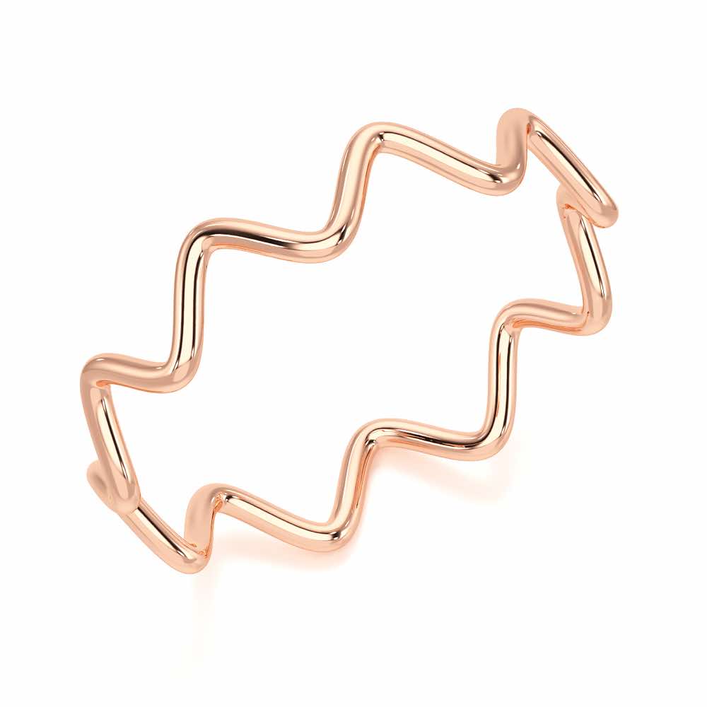 Golden Grace Women Silver Ring