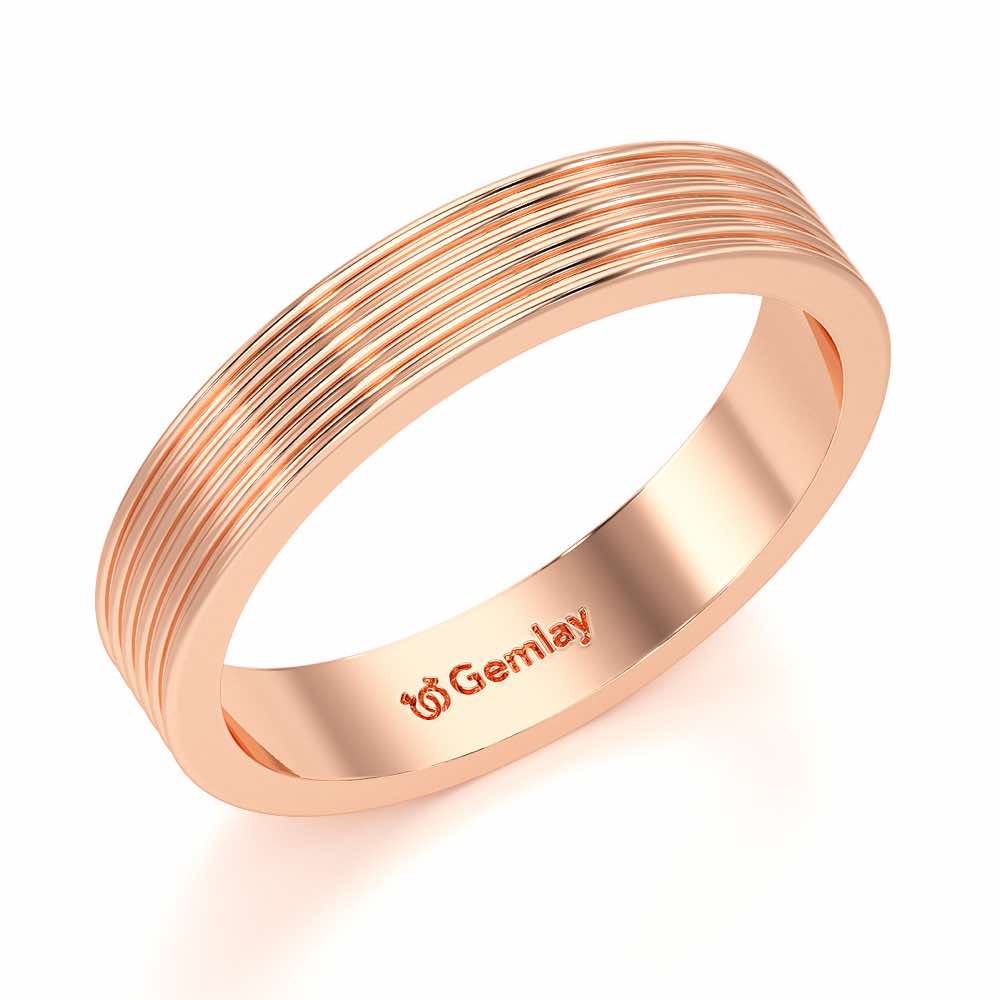 Felicity Silver Ring - Rose Gold - Image 1