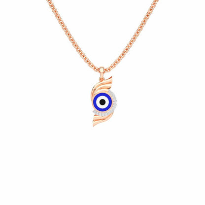 Mystic Protector Silver Pendant - Rose Gold - Image 1