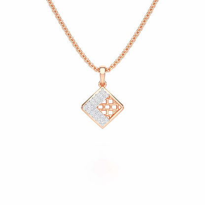 Luminous Bliss Silver Pendant - Rose Gold - Image 1