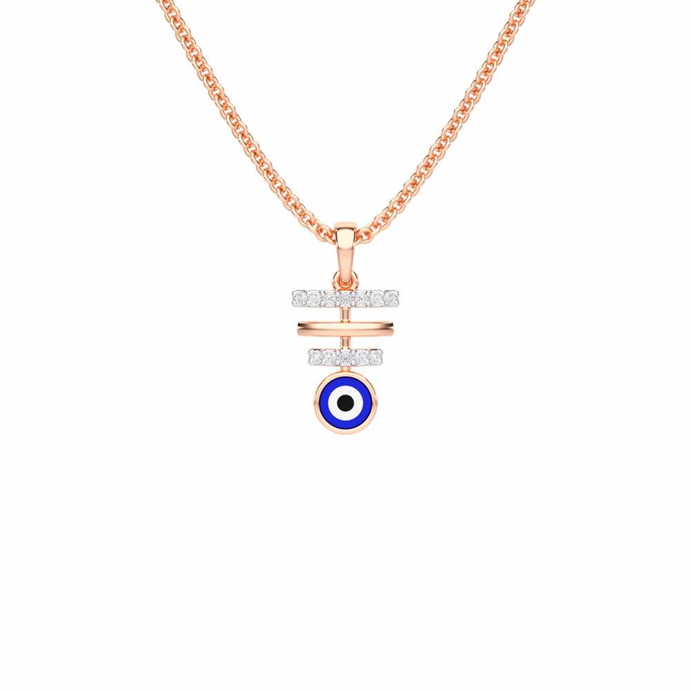 Guardian Watch Silver Pendant - Rose Gold - Image 1