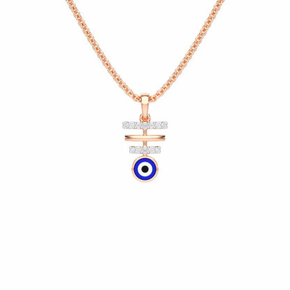 Guardian Watch Silver Pendant - Rose Gold - Image 1