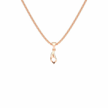 Fin Shine Gold Pendant - Rose Gold - Image 1