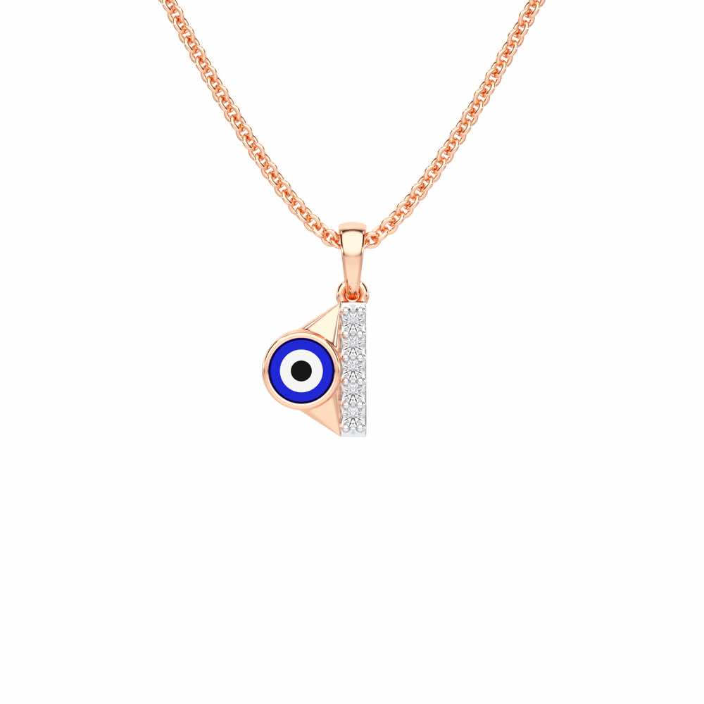 Aura of Protection Silver Pendant - Rose Gold - Image 1