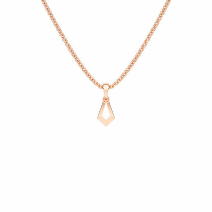 Gold Loop Gold Pendant - Rose Gold - Image 1