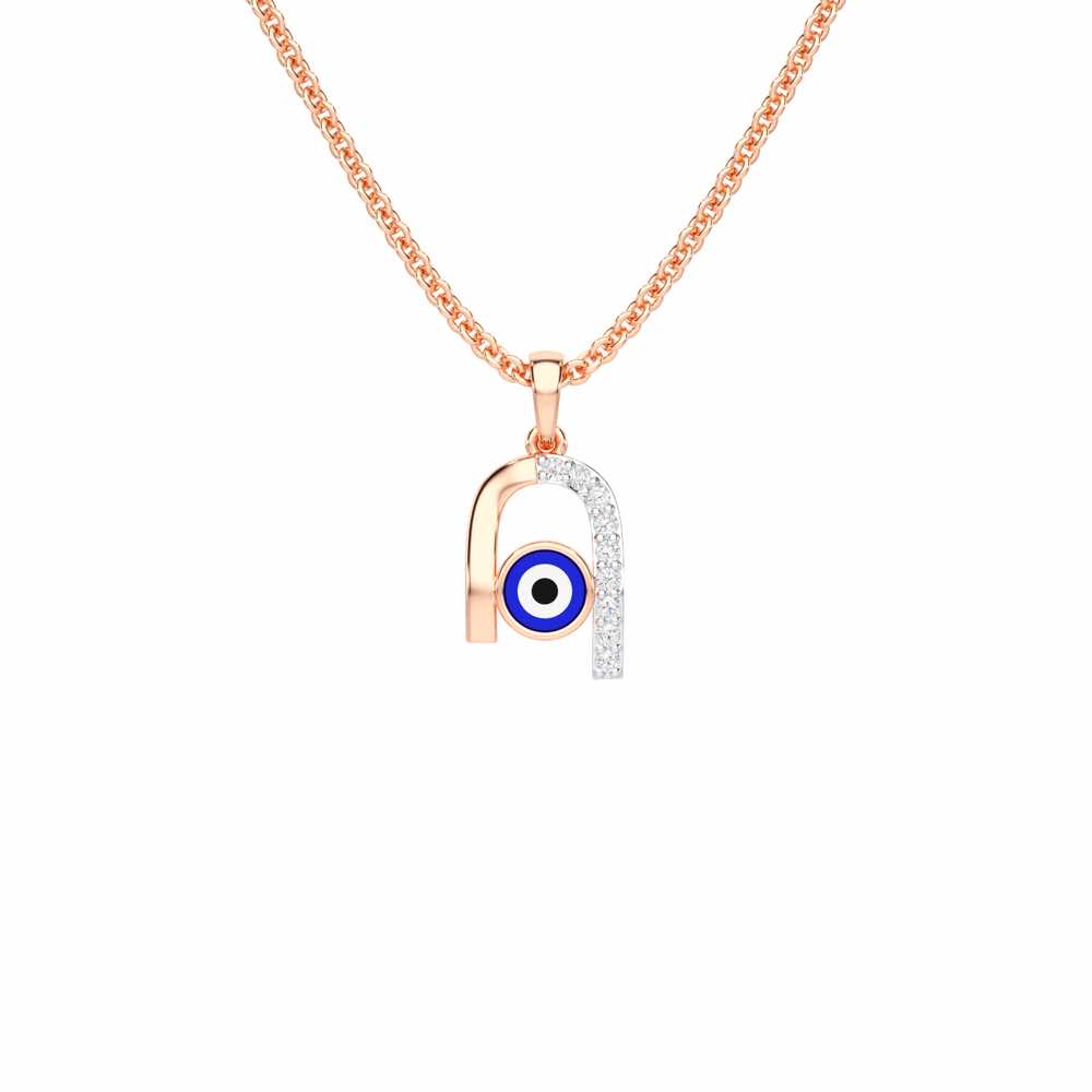 Vision of Peace Silver Pendant - Rose Gold - Image 1