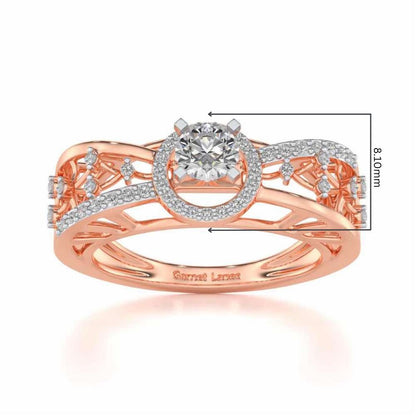 Vanshika Solitaire Ring - Rose Gold - Image 5