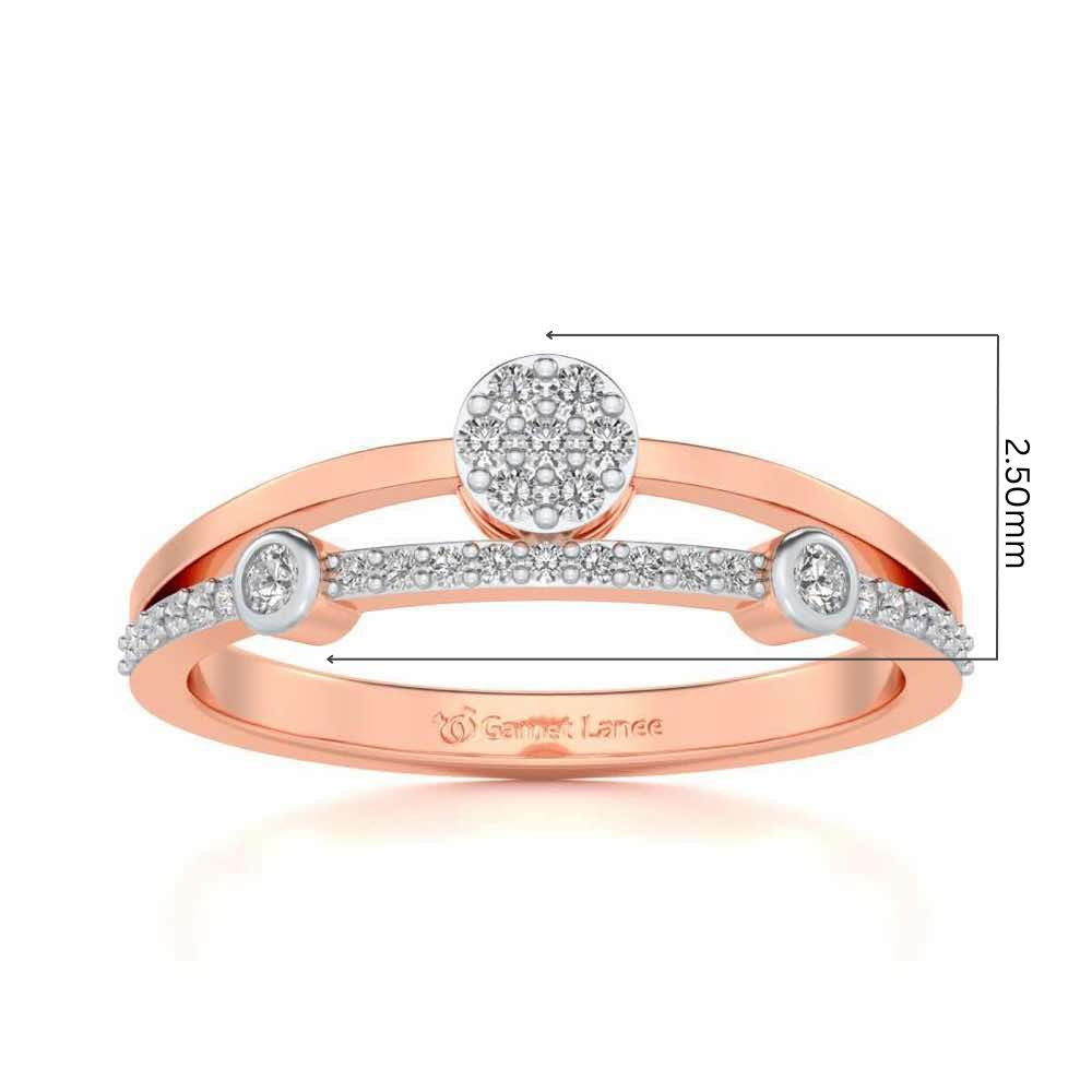 Collective Silver Ring - Rose Gold - Image 5