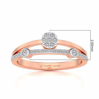 Collective Silver Ring - Rose Gold - Image 5