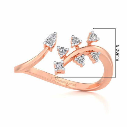 Fateha Silver Ring - Rose Gold - Image 5