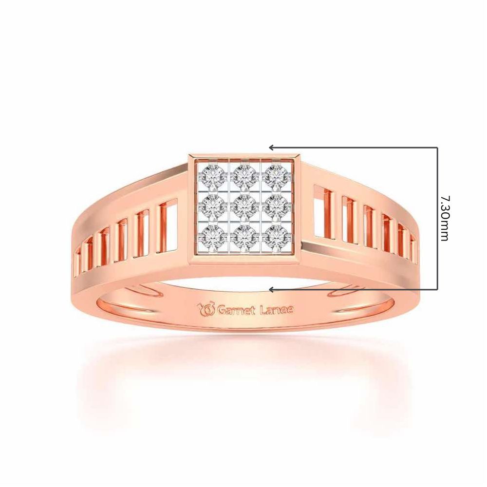 Dapper Ring For Men - Rose Gold - Image 5