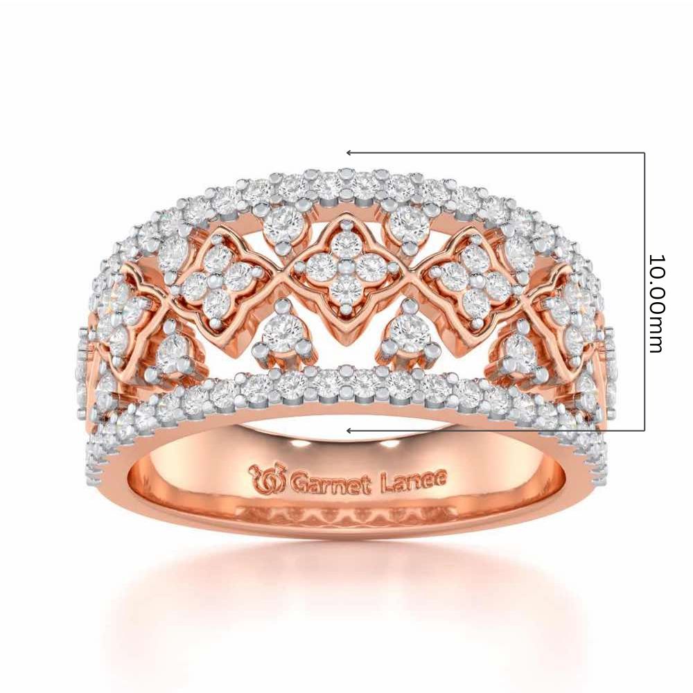 Suave Spark Silver Ring - Rose Gold - Image 5